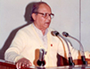 President of Sahitya Academy in 1985.