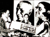 Recieving Gyanpith Award from Prime Minister Indira Gandhi in the year 1980.
