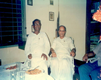 Dr. Bhattacharyya at the residence of famous Oriya Poet Gopinath Mahanti, 1988.